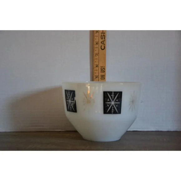 Vtg Federal Glass Snowflake Bowl - Picture 6 of 7